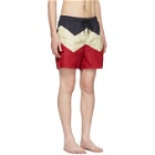 Moncler Tricolor Mare Swim Shorts