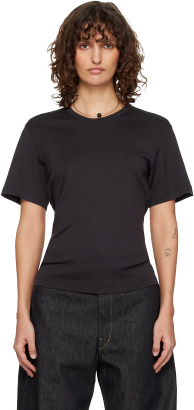 Photo: LEMAIRE Black Rib T-shirt