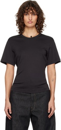LEMAIRE Black Rib T-shirt