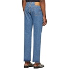VETEMENTS Blue Crotch Zip Jeans