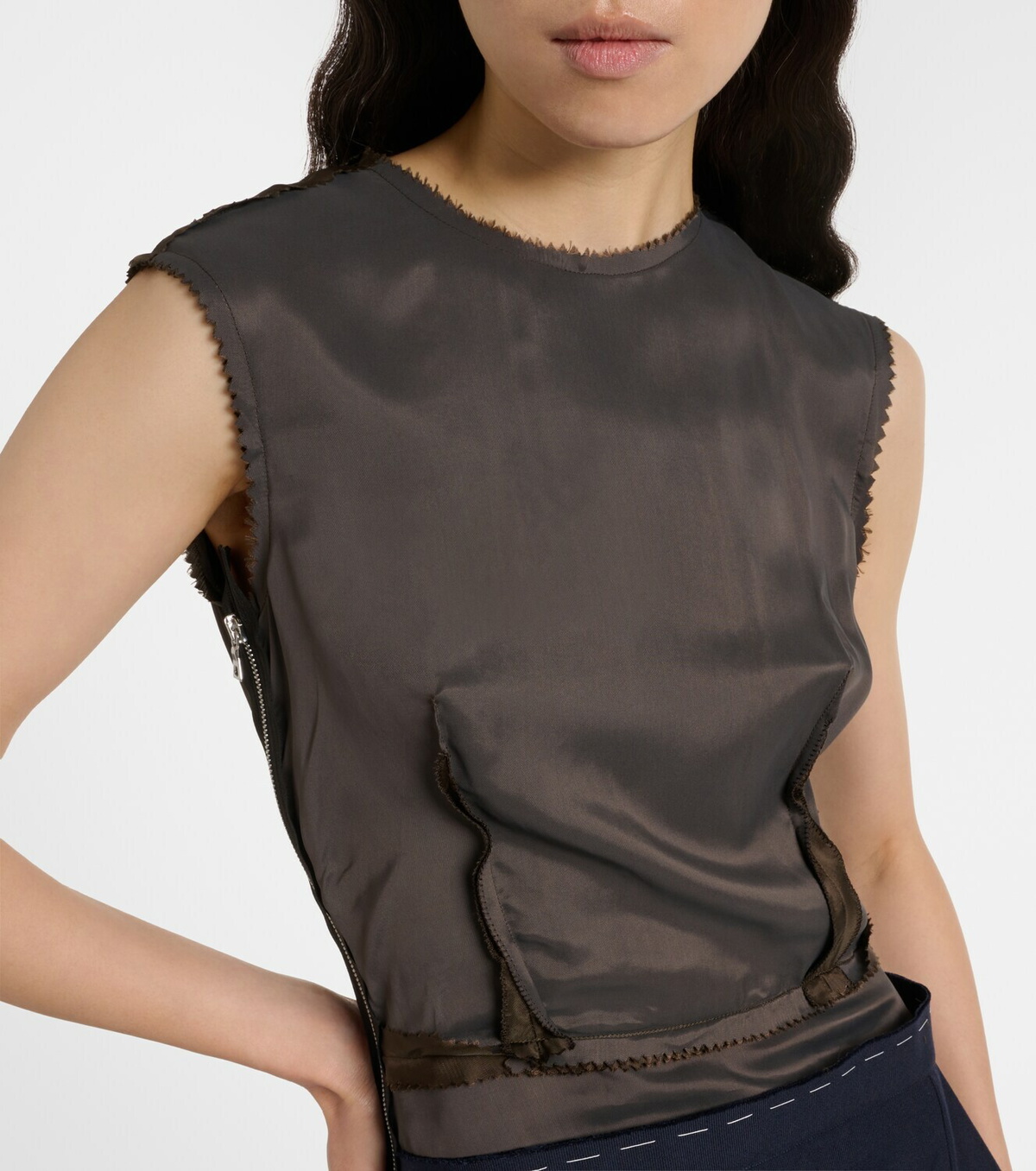 Maison Margiela Twill midi dress