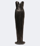 Maria Lucia Hohan Nadira silk bustier gown
