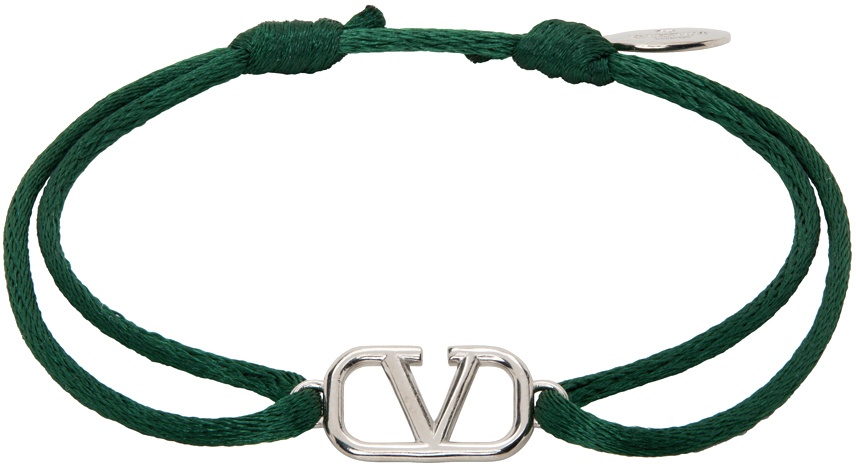 Photo: Valentino Garavani Green VLogo Signature Bracelet