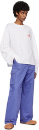 Marni White Logo Patch Long Sleeve T-shirt
