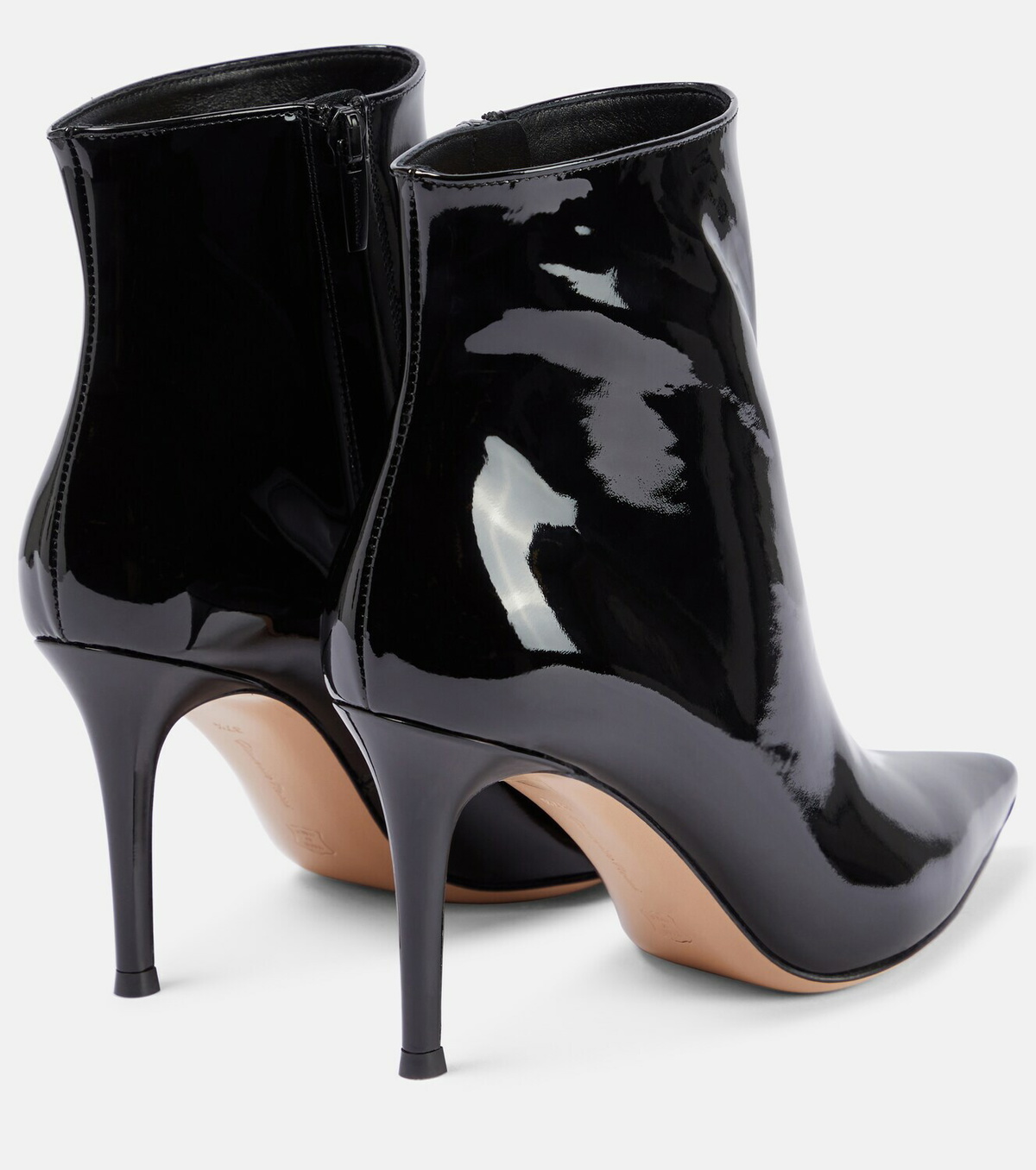 gianvito rossi patent leather boots