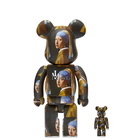 Medicom Johannes Vermeer Girl With A Pearl Earring Be@Rbrick in Multi 100%/400%