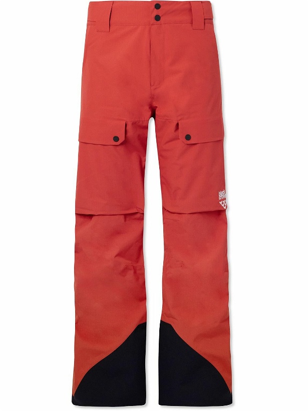 Photo: Black Crows - Ora Body Map Straight-Leg Padded 2L Recycled-Ripstop Ski Pants - Red