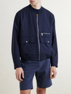 Paul Smith - Wool-Twill Bomber Jacket - Blue