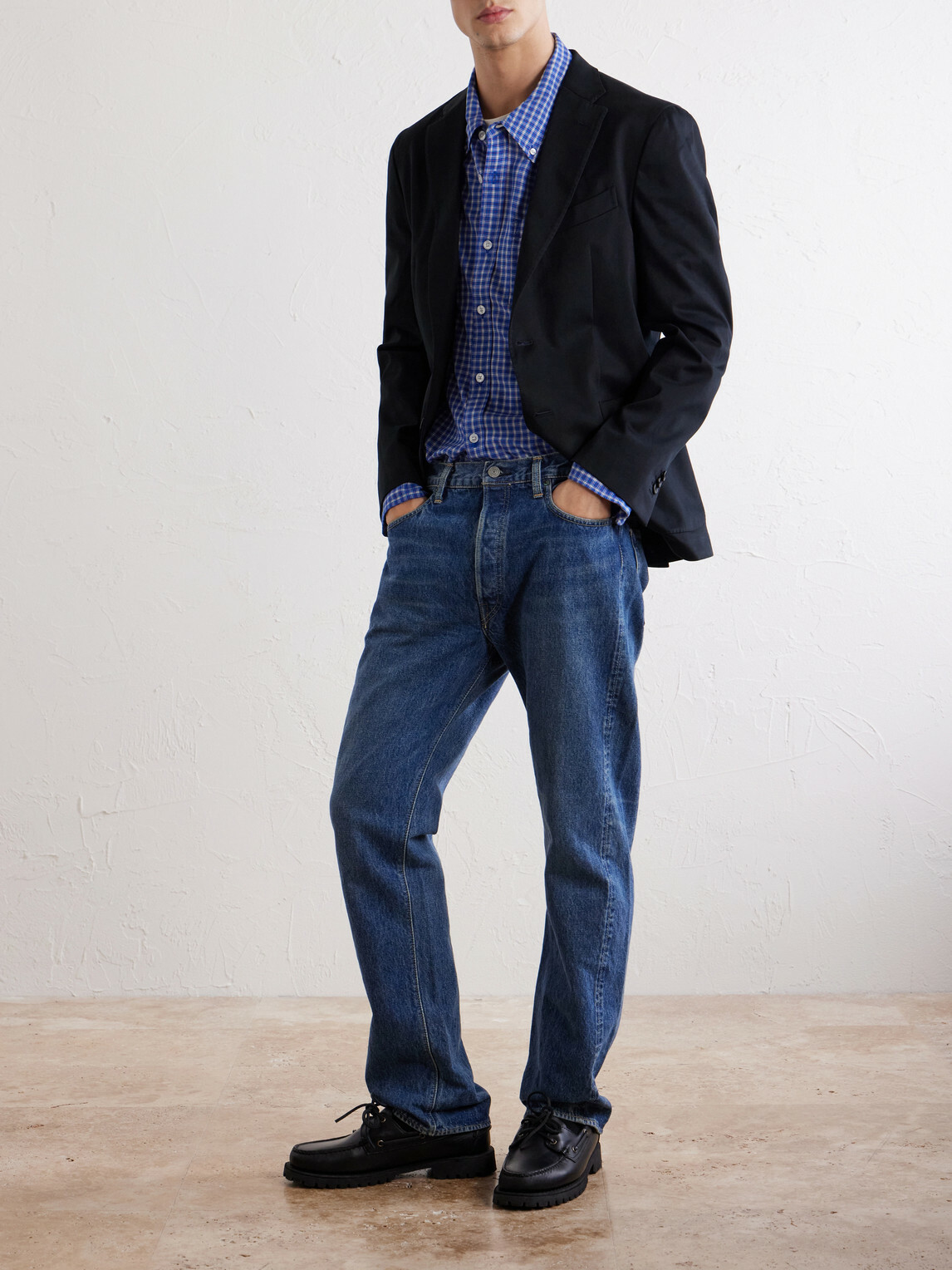 Slowear - Stretch-Cotton Gabardine Suit Jacket - Black
