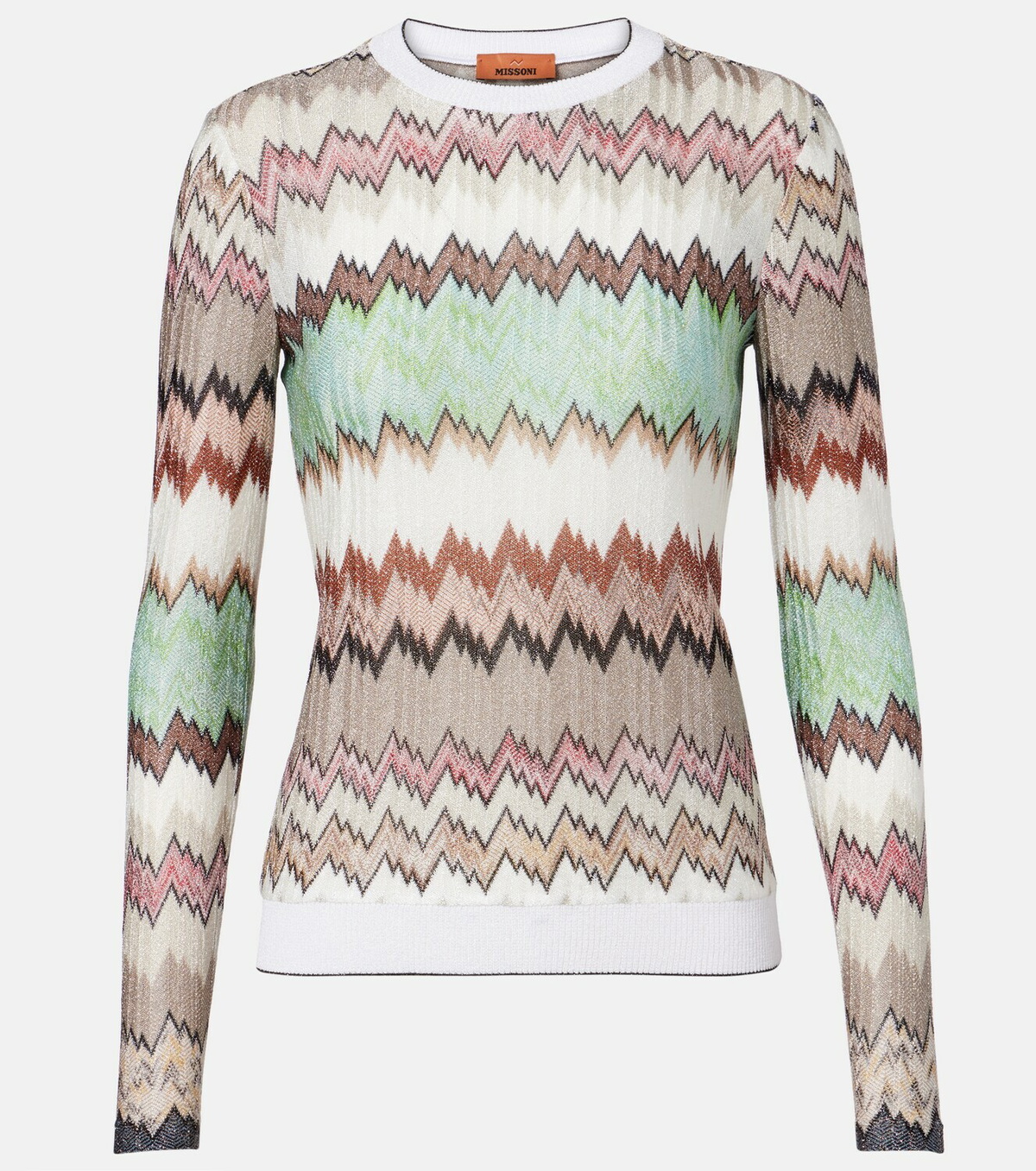 Missoni Zigzag lamé top