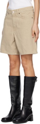 JEANERICA Beige Belem Denim Shorts