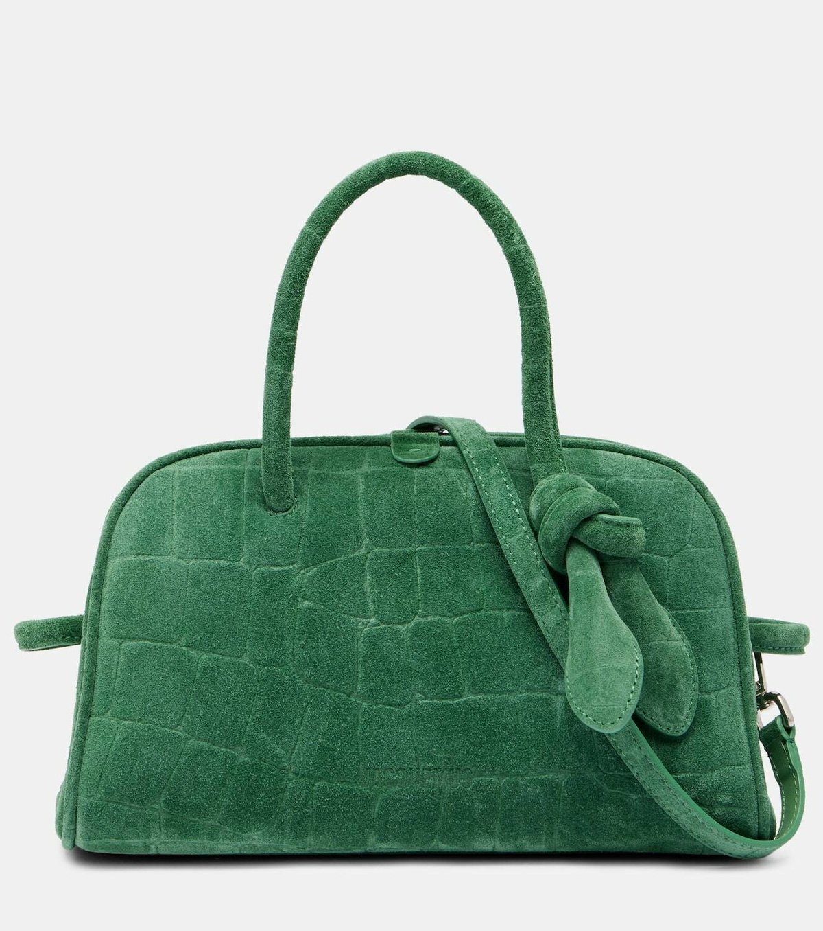 Jacquemus Turismo Small suede duffel bag