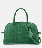 Jacquemus Turismo Small suede duffel bag