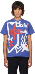 Walter Van Beirendonck Blue Loving An Alien T-shirt