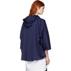 Maison Margiela Navy Cape Hoodie