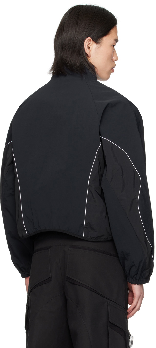CMMAWEAR Black & Navy Piping Reversible Jacket CMMAWEAR