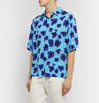 Sandro - Printed Woven Shirt - Blue