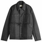 Craig Green Men's Quilted Worker Jacket in Black
