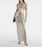 Maticevski Sequined crop top
