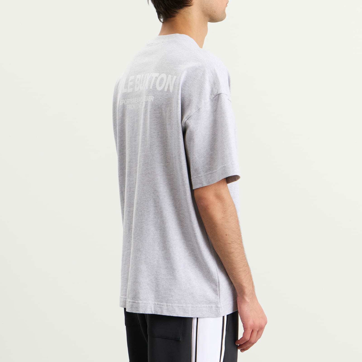 Cole Buxton Men's CB Sportswear T-Shirt in Light Grey Marl