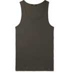 TOM FORD - Ribbed Cotton and Modal-Blend Jersey Tank Top - Green