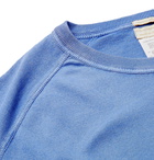 Massimo Alba - Garment-Dyed Cotton and Cashmere-Blend Sweater - Blue