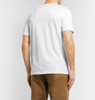 Mr P. - MR PORTER Health In Mind Printed Mélange Cotton-Jersey T-Shirt - White