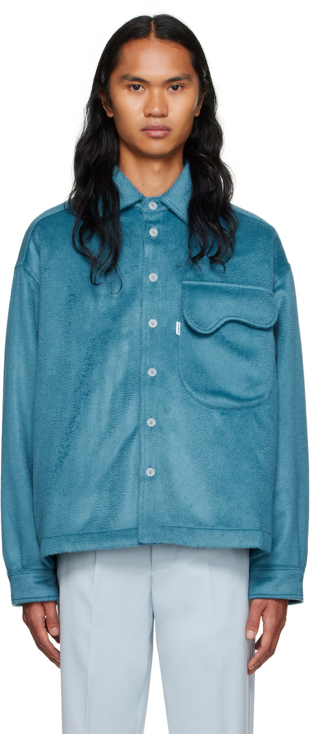 Bonsai Blue Brushed Jacket