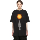 Vetements Black Sun Planet Number T-Shirt