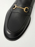 Edward Green - Putney Horsebit-Embellished Full-Grain Leather Loafers - Black
