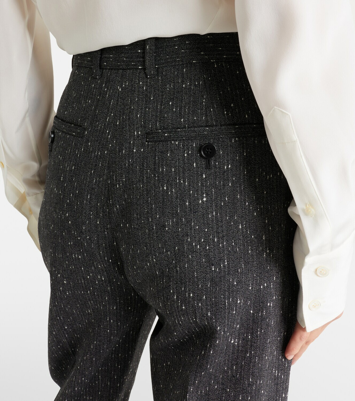 McQueen Chalk stripe straight pants