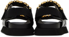 Moschino Black 'Couture' Sandals