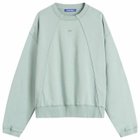 A-COLD-WALL* Men's Millbank Sweatshirt in Grey-Green Tourmaline