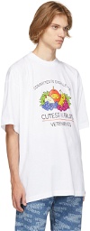 VETEMENTS White 'Cutest Of The Fruits' T-Shirt