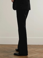 Nili Lotan - Rex Slim-Fit Bootcut Cotton-Blend Velvet Suit Trousers - Black