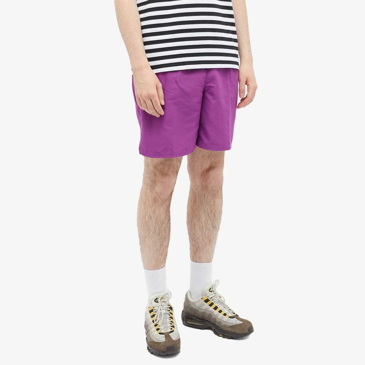 Nike Swim Men's Essential 7" Volley Short in Bold Berry