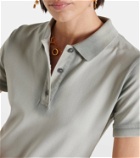 Loewe Cotton-blend jersey polo dress