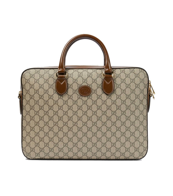 Photo: Gucci - GG Supreme briefcase
