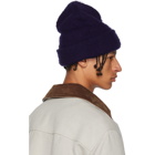 Acne Studios Indigo Wool and Cashmere Beanie