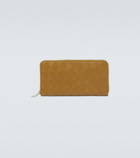 Bottega Veneta - Zipped Intrecciato leather wallet