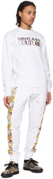 Versace Jeans Couture White Bonded Sweatshirt