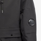 C.P. Company Men's C.P. Shell-R Hooded Parka Jacket in Black
