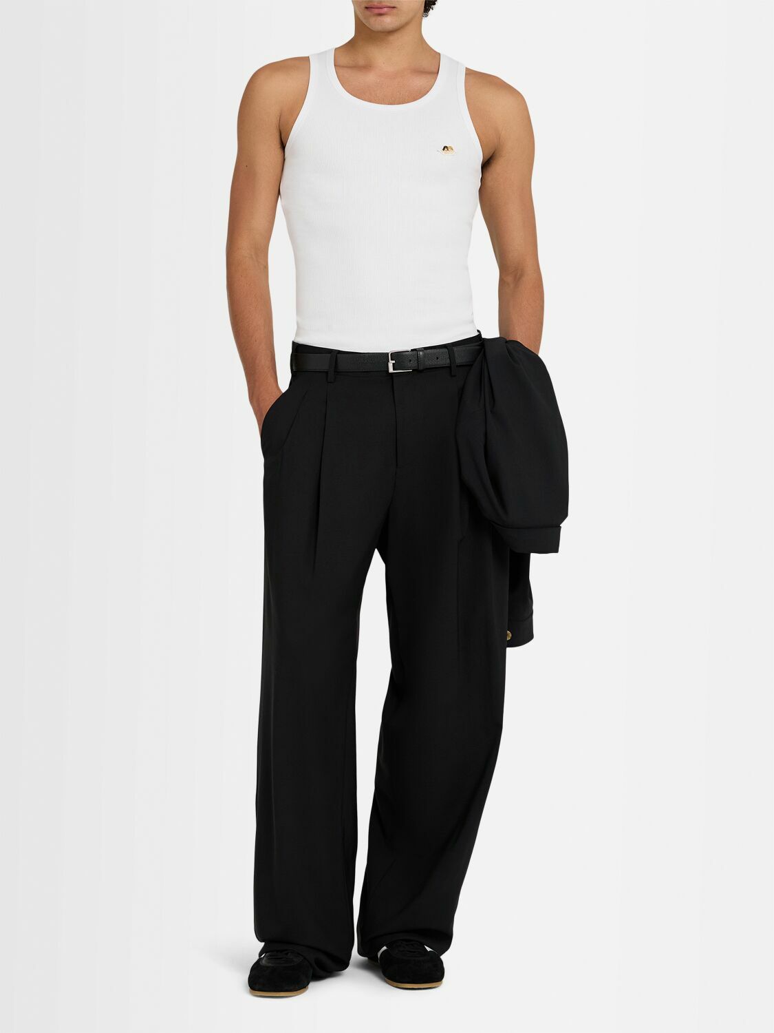 FIORUCCI Angel Patch Ribbed Tank Top