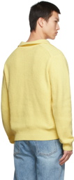 Recto Yellow Knit Polo