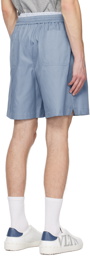 Valentino Blue Patch Shorts