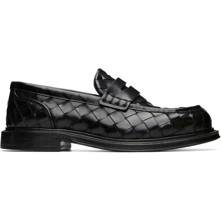 Photo: Bottega Veneta Black James Loafers