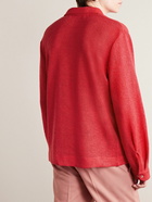 Séfr - Garcia Linen Shirt - Red