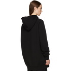 Marcelo Burlon County of Milan Black SSENSE Exclusive Pras Feather Hoodie