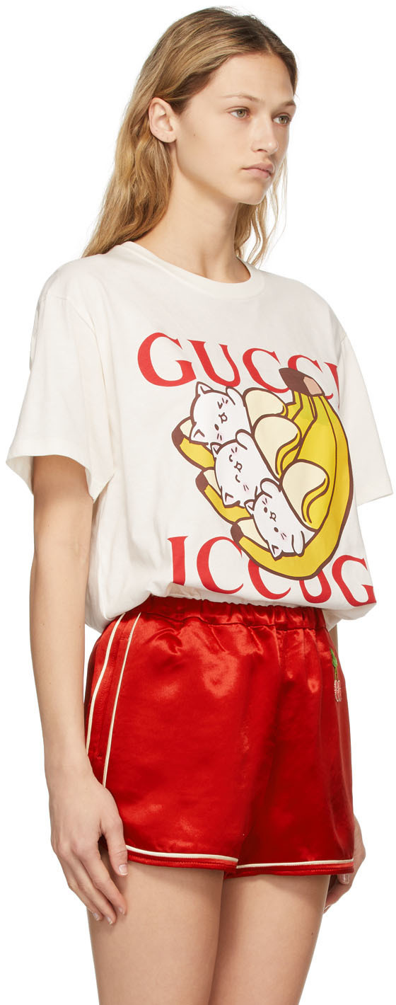 Gucci Off-White Bananya Edition Logo T-Shirt