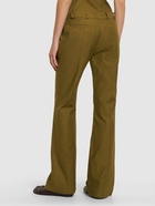 LUDOVIC DE SAINT SERNIN - Bum Cotton Canvas Midrise Straight Pants